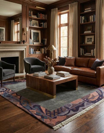 8' 2 x 8' 4 Hand Knotted Nepal Wool Square Rug