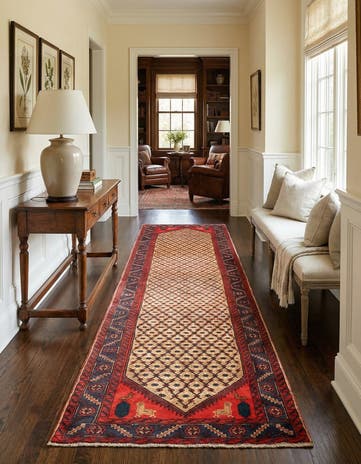 3' 5 x 13' 1 Hamedan Runner Rug