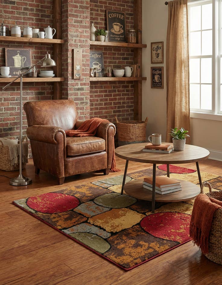 Detail image of 4' x 6' Cafe Rug