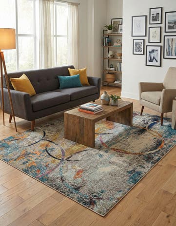 8' x 10' Washable Theia Rug