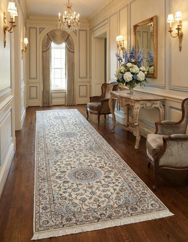 Detail image of 2' 8 x 13' Nain Runner Rug