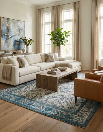 9' 10 x 12' 4 Hand Knotted Ultra Vintage Persian Wool Rug