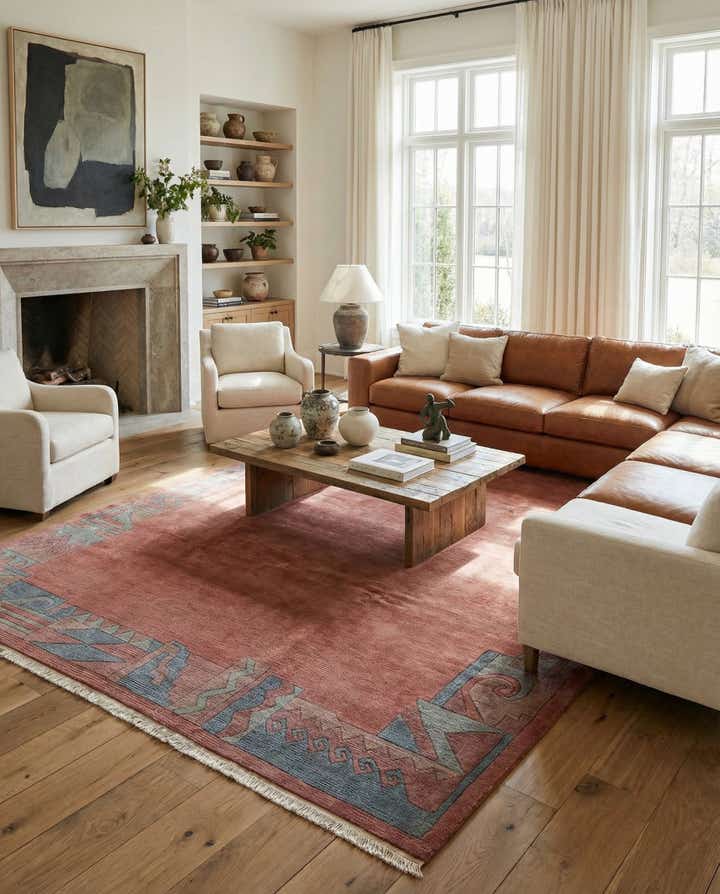 8' 1 x 11' 2 Hand Knotted Tibet Wool Rug