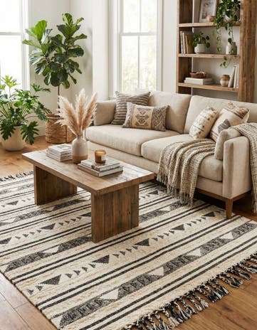 8' x 10' Hand Woven Arizona Wool Rug