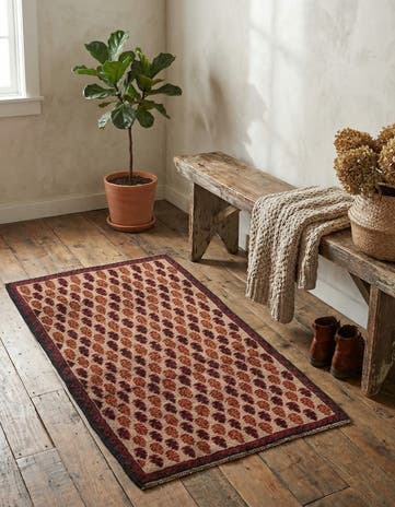 2' 10 x 4' 7 Hand Knotted Balouch Persian Wool Rug