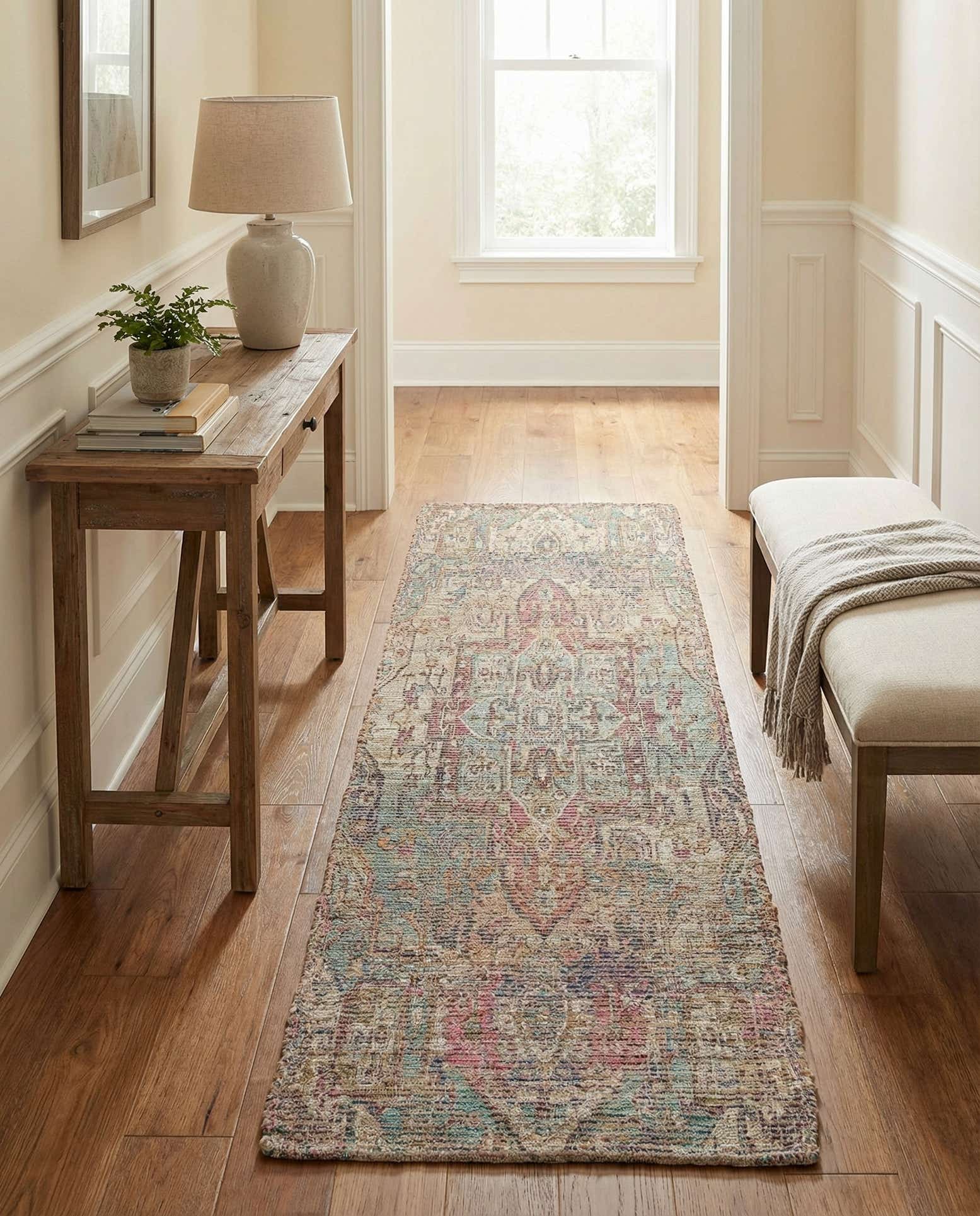 2' 2 x 8' Chenille Jute Runner Rug