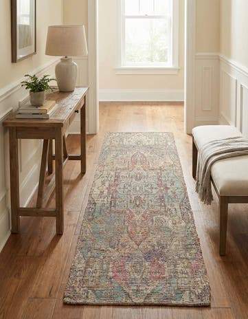 2' 2 x 8' Chenille Jute Runner Rug