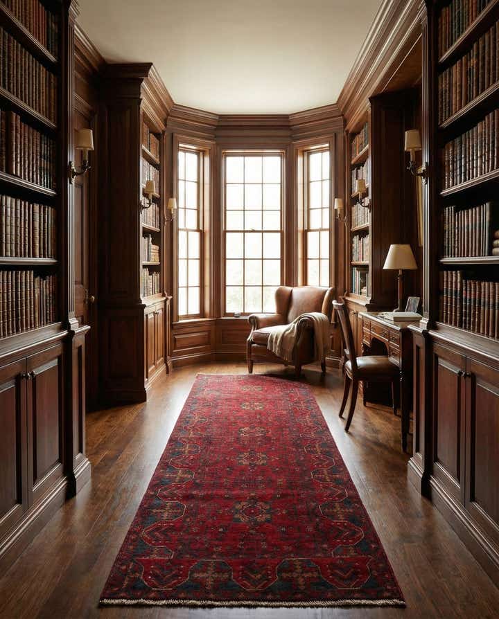 2' 10 x 9' 6 Hand Knotted Khal Mohammadi Wool Runner Rug