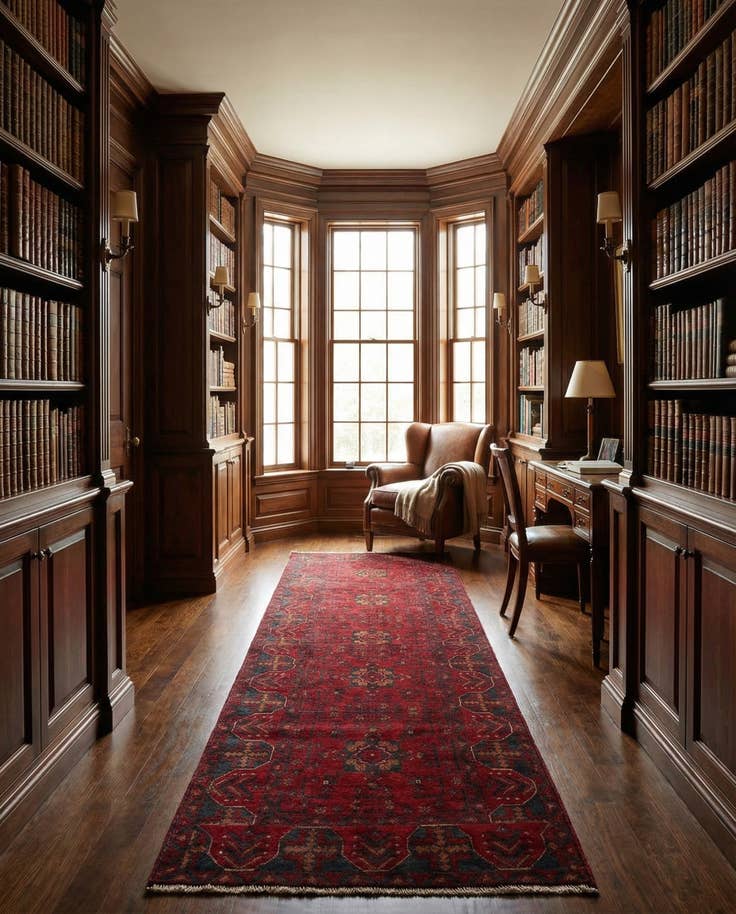 Detail image of 2' 10 x 9' 6 Hand Knotted Khal Mohammadi Wool Runner Rug