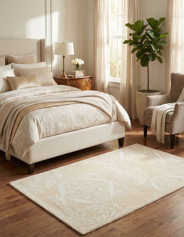 2' 11 x 4' 10 Hand Knotted Darya Wool Rug