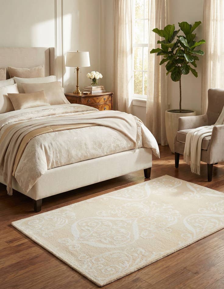 Detail image of  2' 11 x 4' 10  Hand Knotted Darya Wool Rug