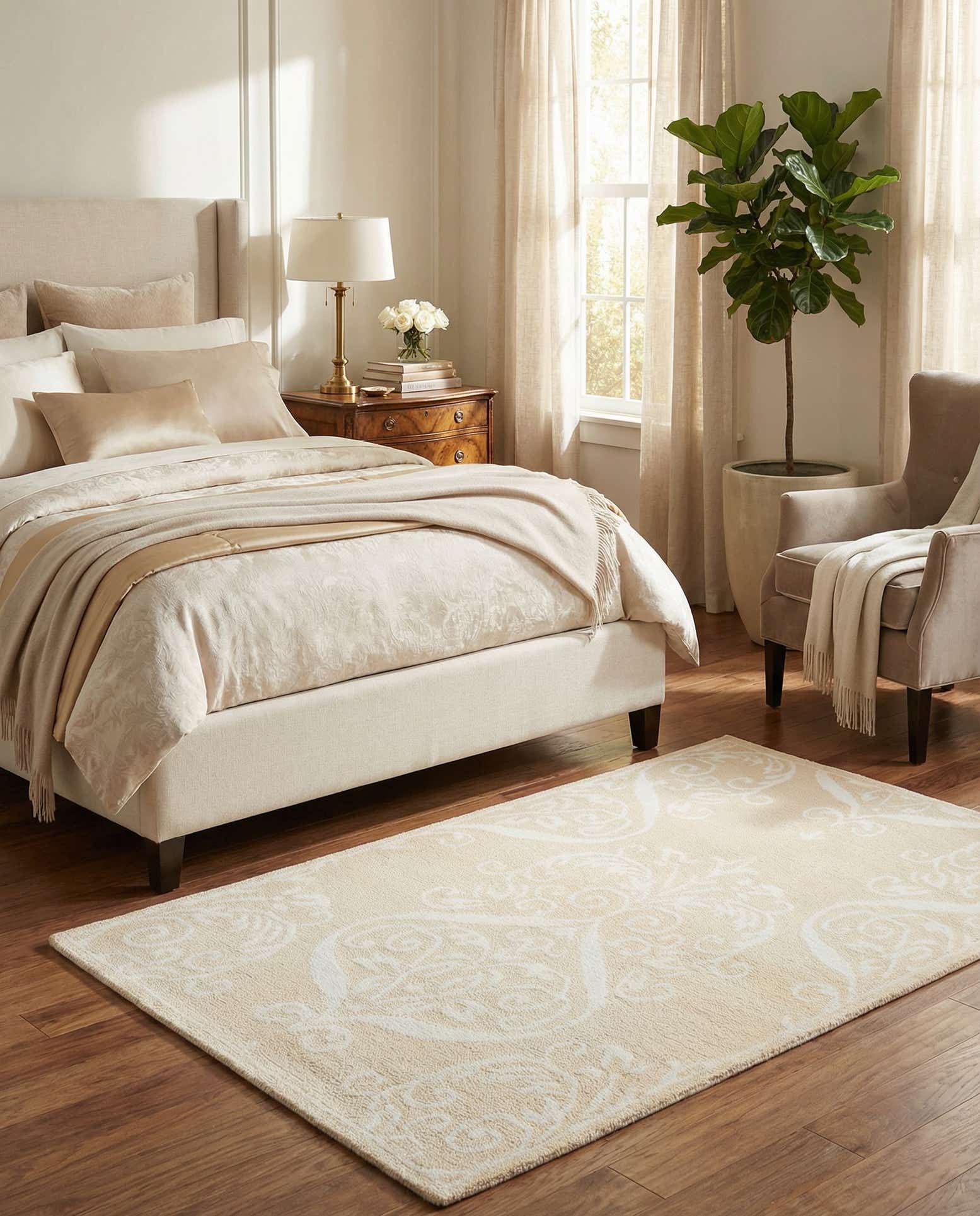 2' 11 x 4' 10 Hand Knotted Darya Wool Rug