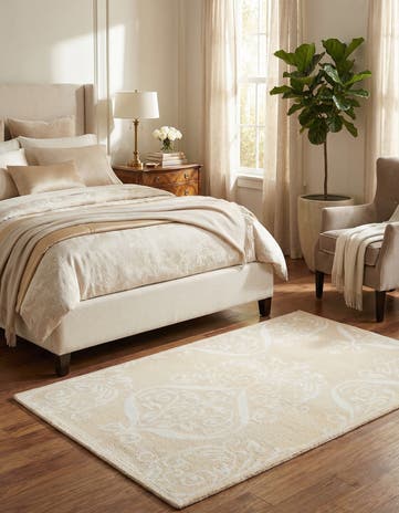2' 11 x 4' 10 Hand Knotted Darya Wool Rug