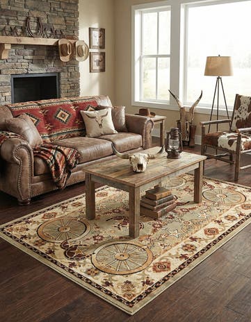 5' 3 x 8' Pioneer Rug