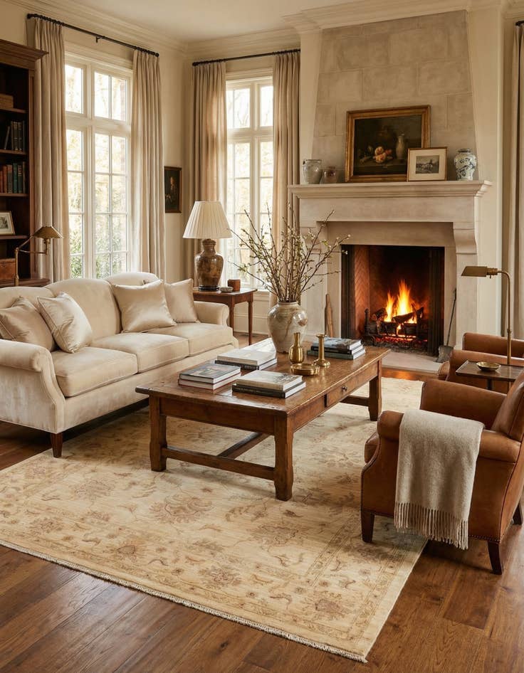 Detail image of  5' 9 x 7' 10  Hand Knotted Peshawar Ziegler Rug