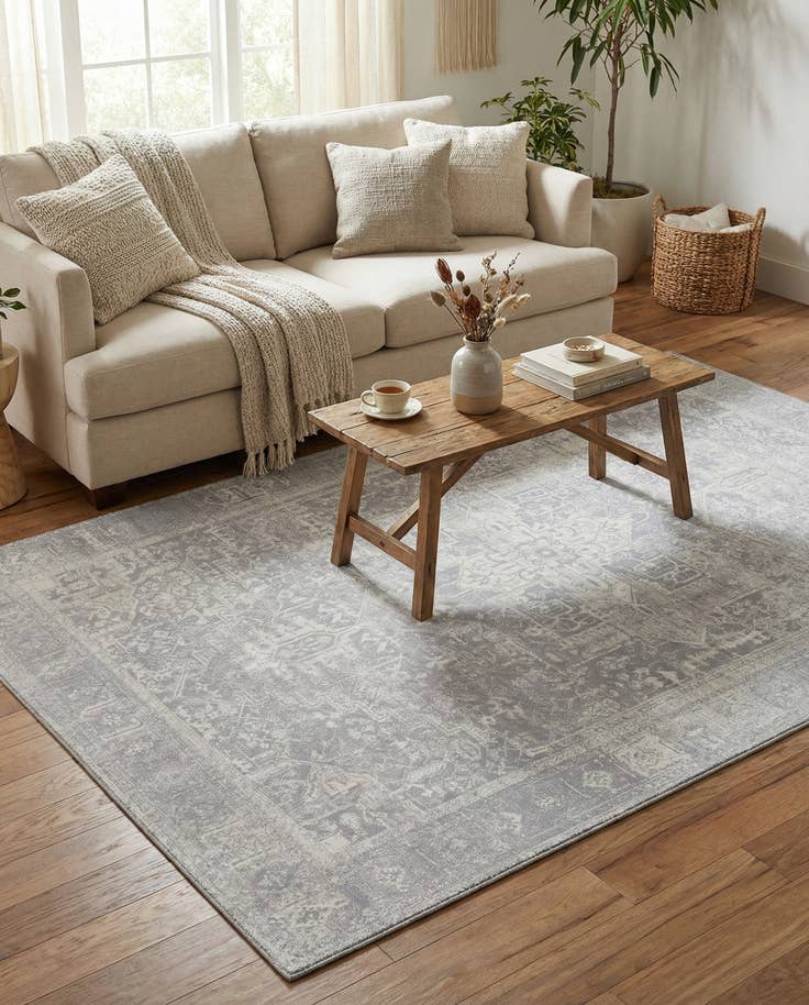 Detail image of 5' x 8' Washable Timeless Rug