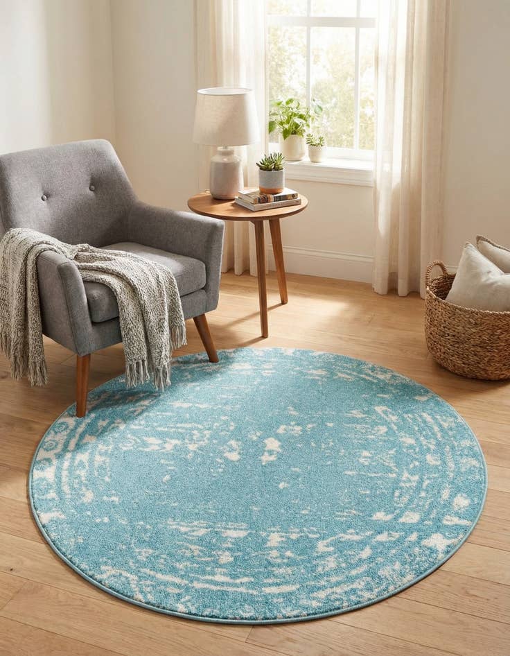 Detail image of 4' x 4' Lennon Round Rug