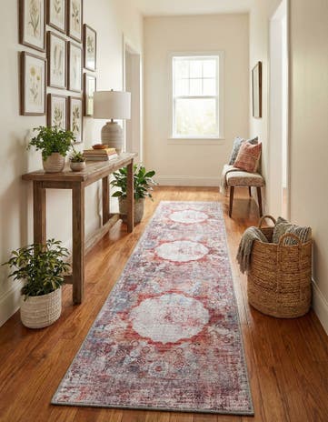 2' x 8' Washable Yara Runner Rug