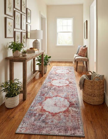 2' x 8' Washable Yara Runner Rug