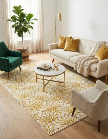 6' x 9' Marilyn Monroe™ Glam Dahlia Rug