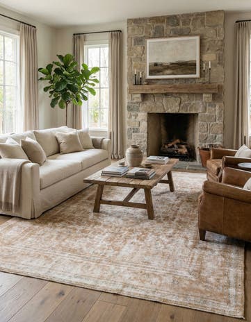9' 3 x 12' 2 Hand Knotted Ultra Vintage Persian Wool Rug