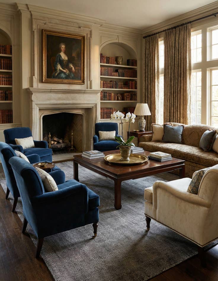 Detail image of  10' x 13' 1  Hand Woven Jill Zarin English Manor Farmhouse Wool Rug