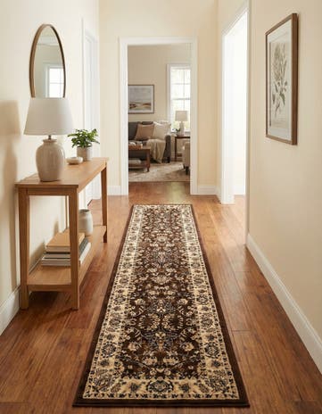 Brown Yasmin Runner Rug