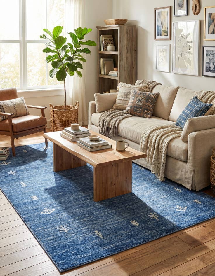 Detail image of  6' x 9' Gabbeh Rug