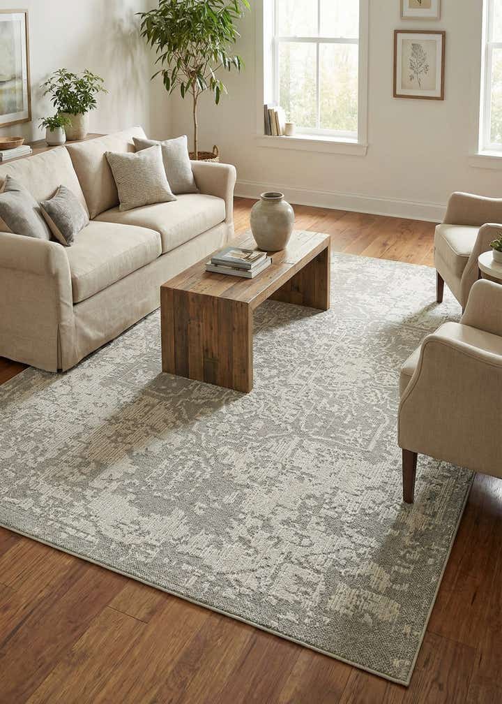 10' x 14' 1 Easy-Clean Traditional Indoor / Outdoor Rug