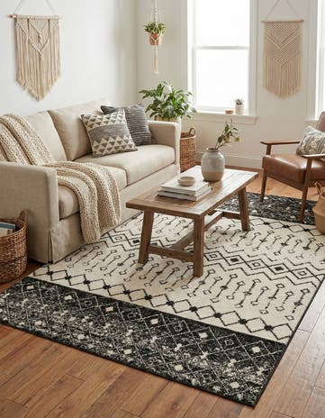 6' x 9' Moroccan Trellis Rug