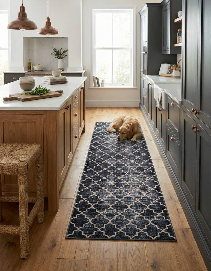 Detail image of 2' 7 x 8' Uptown Lincoln Center Runner Rug