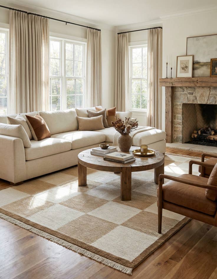 Detail image of  8' 1 x 11' 5  Hand Knotted Darya Wool Rug