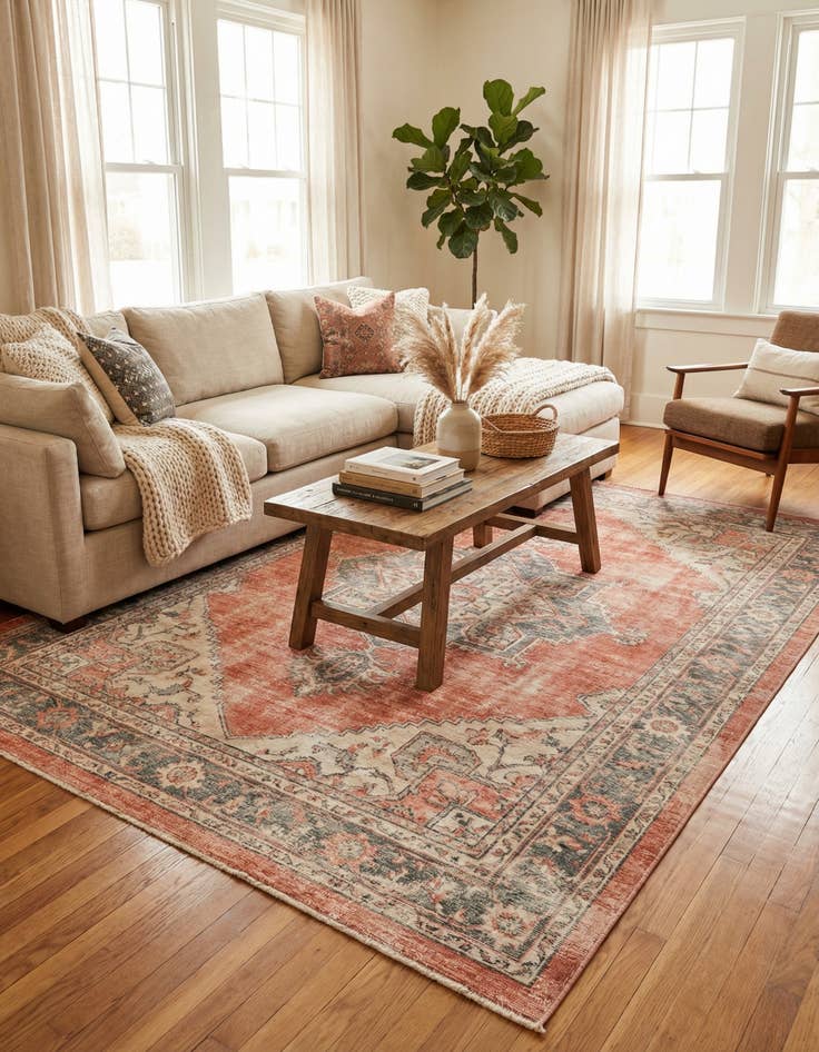 Detail image of  9' x 12' Madeline Vintage Rug