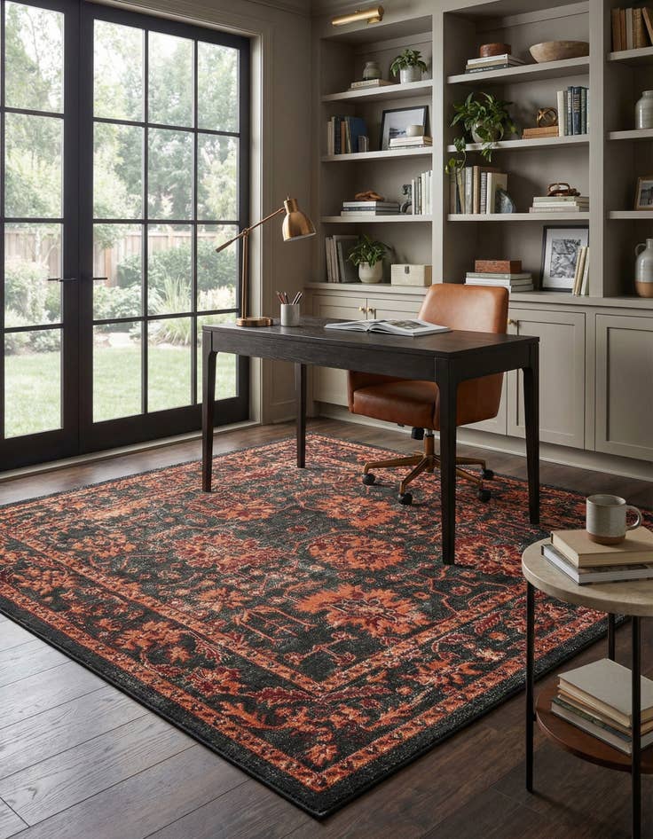 Detail image of 6' 1 x 6' 1 Lucerne Square Rug