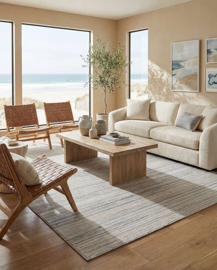 5' 10 x 8' 1 Hand Knotted Darya Wool Rug