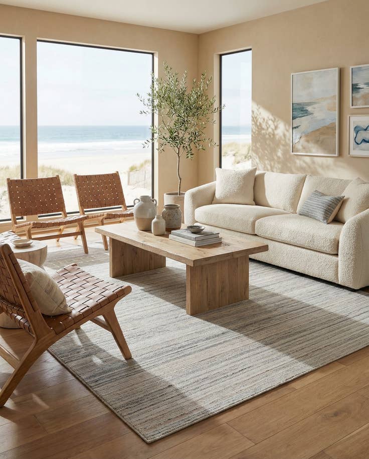 Detail image of 5' 10 x 8' 1 Hand Knotted Darya Wool Rug