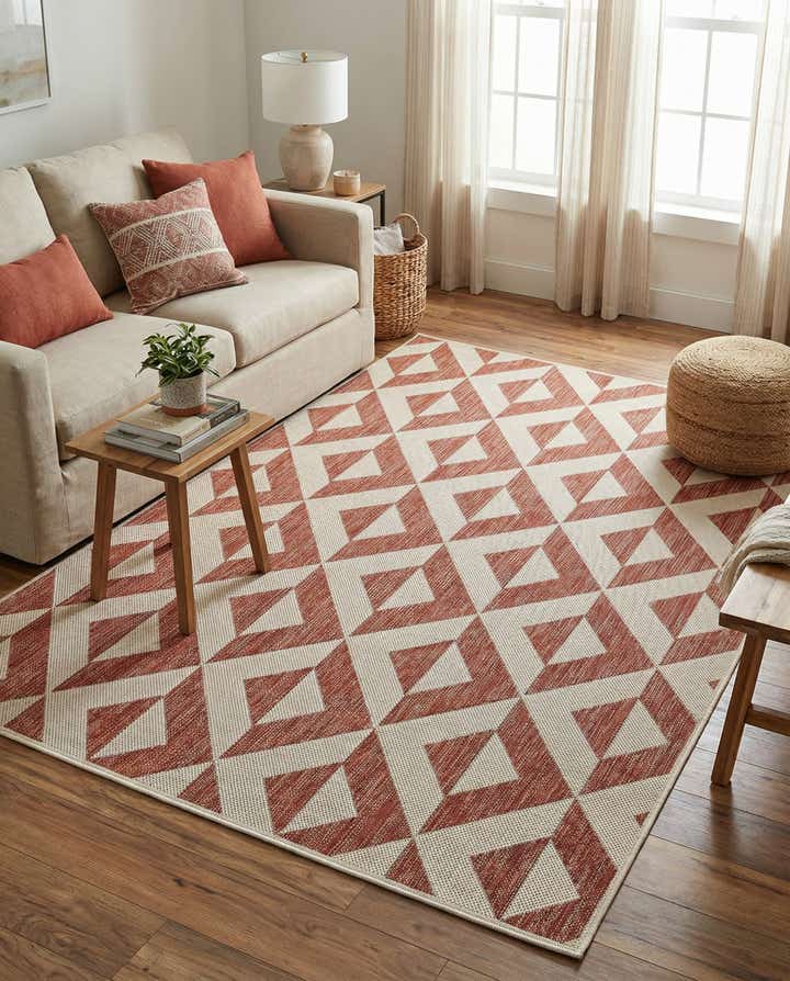 4' x 6' Easy-Clean Jill Zarin Napa Indoor / Outdoor Rug