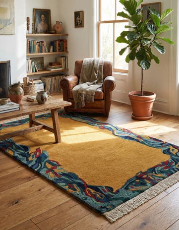 2' 6 x 4' 7 Hand Knotted Nepal Wool Rug