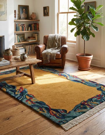 2' 6 x 4' 7 Hand Knotted Nepal Wool Rug