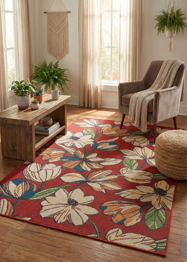 6' x 9' Easy-Clean Baja Indoor / Outdoor Rug