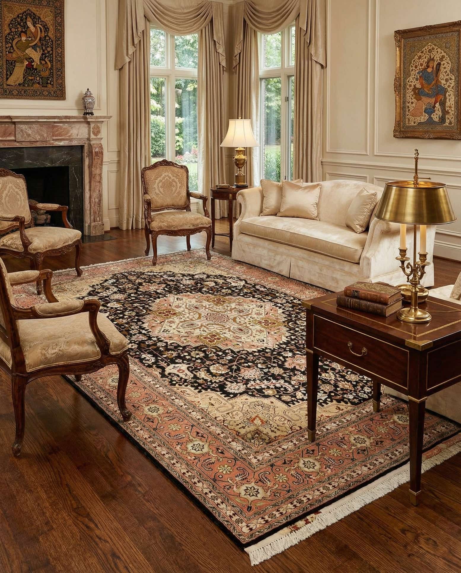 5' 4 x 8' Tabriz Rug