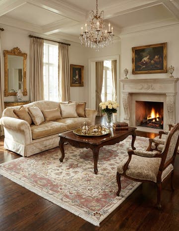 5' x 6' 6 Tabriz Rug