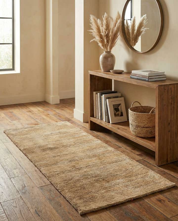 2' 4 x 4' 8 Hand Knotted Kashkuli Gabbeh Wool Runner Rug