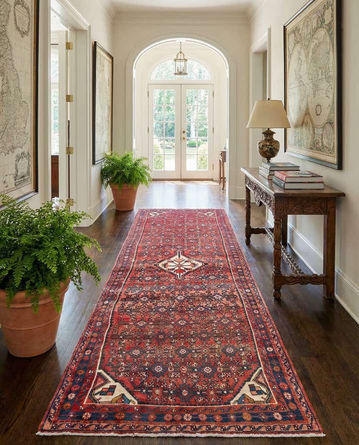 3' 7 x 10' 5 Hamedan Runner Rug