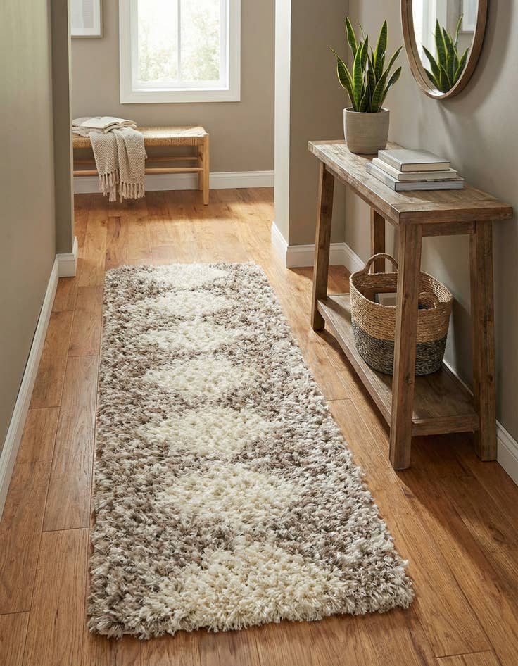 Detail image of  2' x 6' Infinity Shag Runner Rug