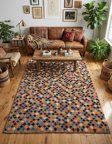 4' 10 x 6' 9 Hand Knotted Balouch Wool Rug