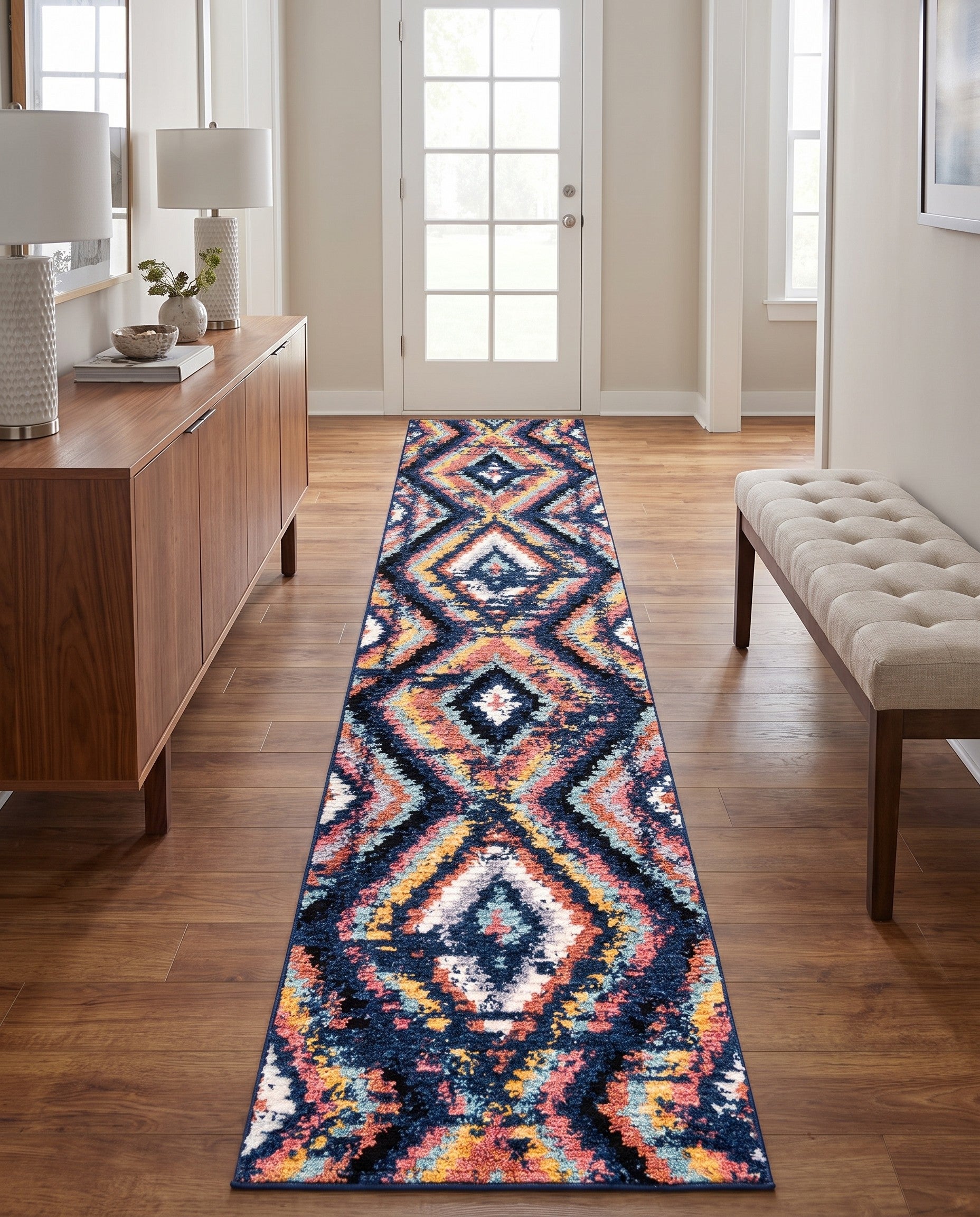 Blue Tagine Runner Rug