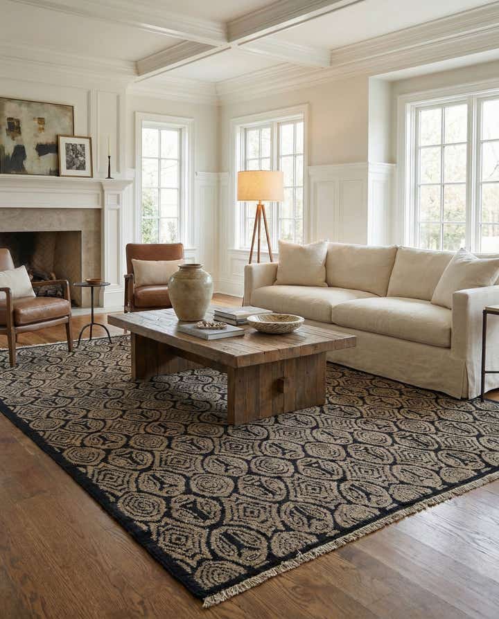 9' 2 x 12' 3 Hand Knotted Darya Wool Rug