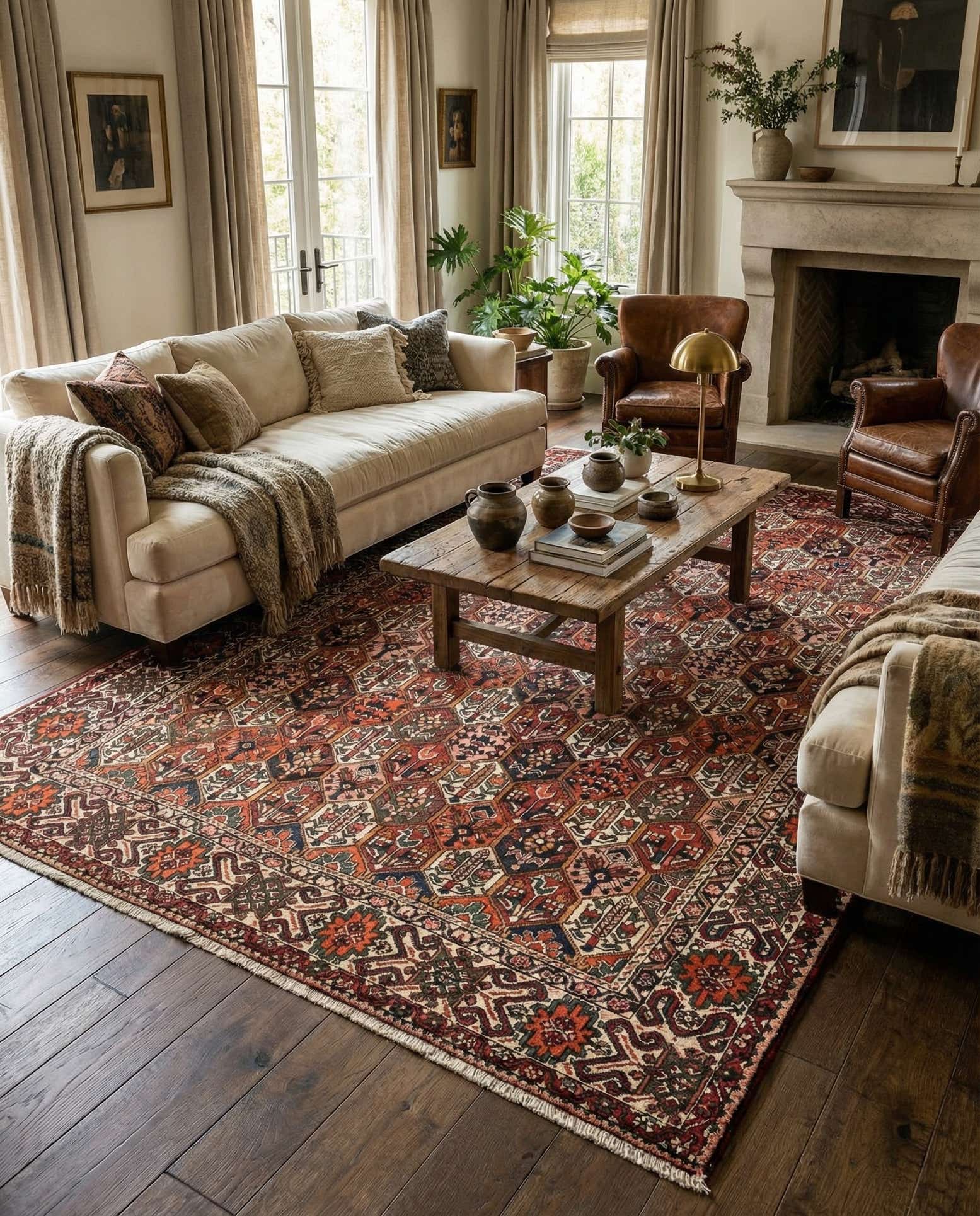 6' 11 x 10' 7 Bachtiar Rug