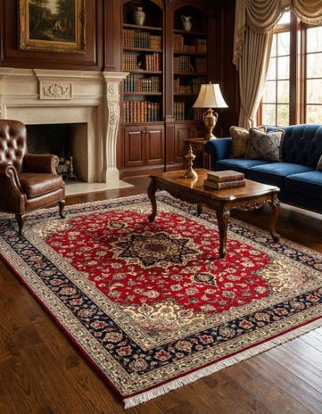 4' 11 x 6' 9 Tabriz Rug